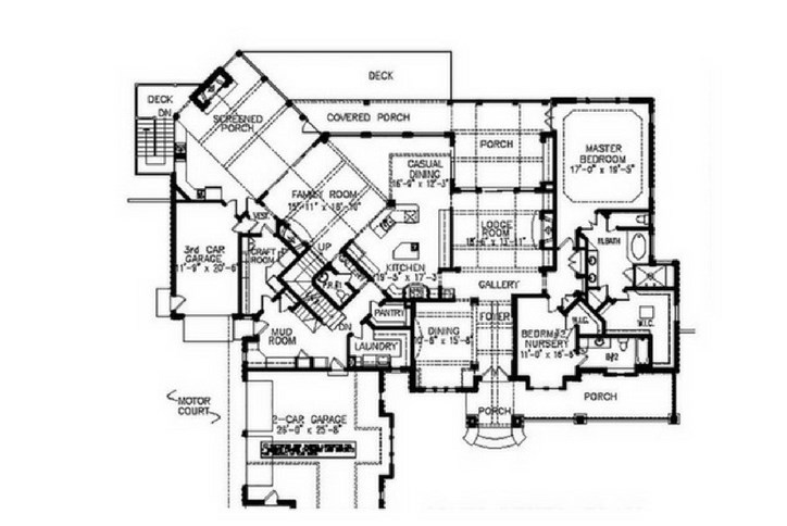 open two  story floor plans